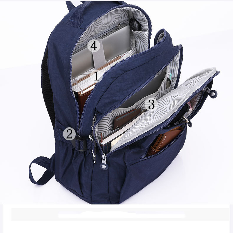 Women Bags Grey - Nesitu A4 Zaino per laptop da