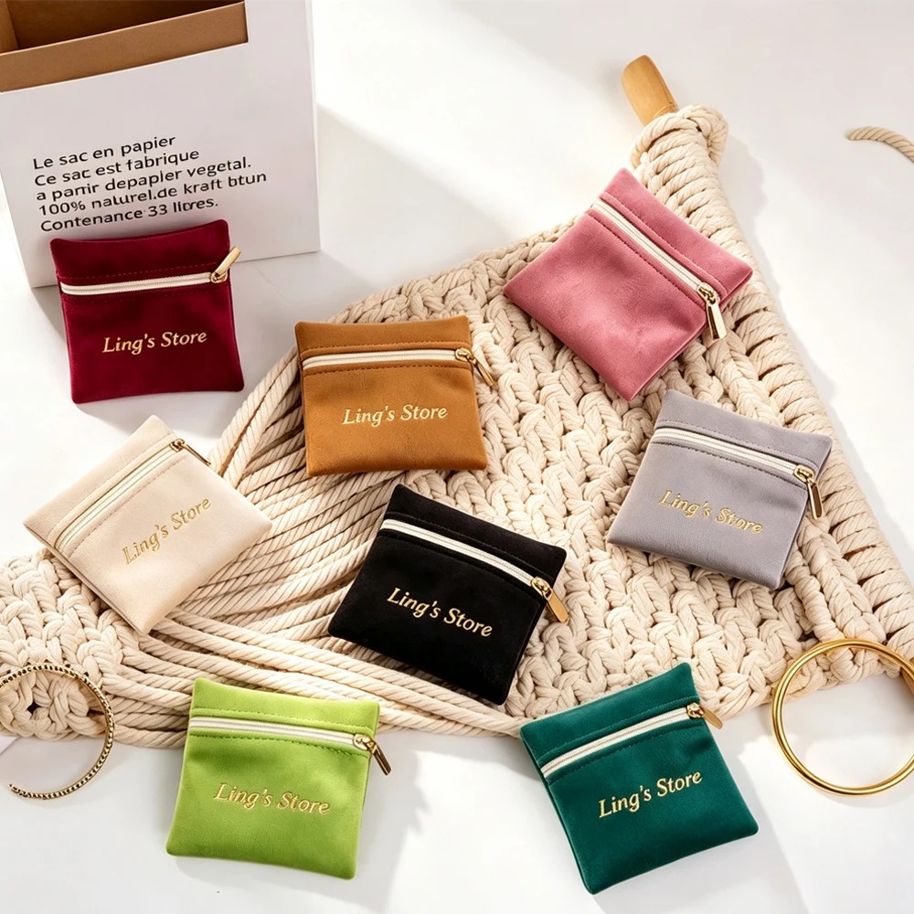 Women Bags For Eid - 10 Pezzi di Pochette in Velluto