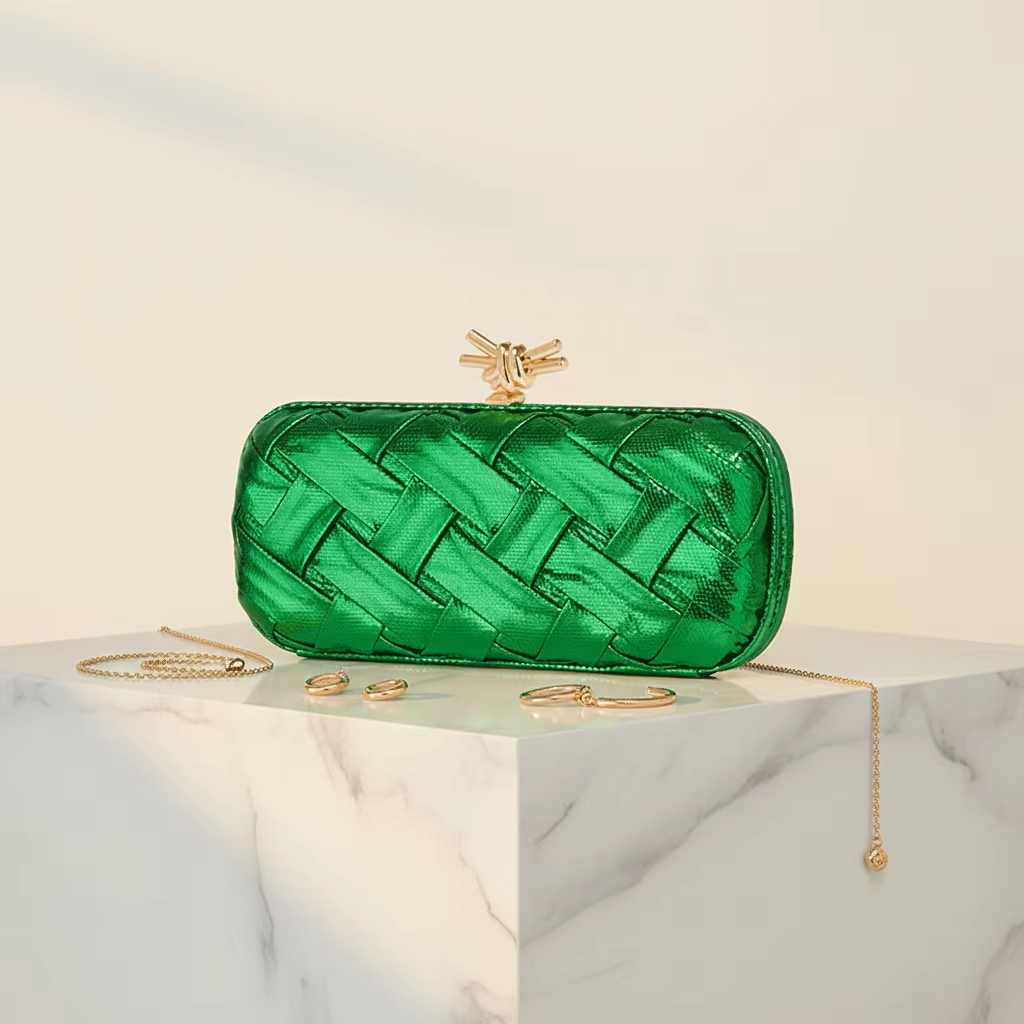 Borsa a Mano Geometrica Intrec - Women Bags Wholesale recensione e prezzo