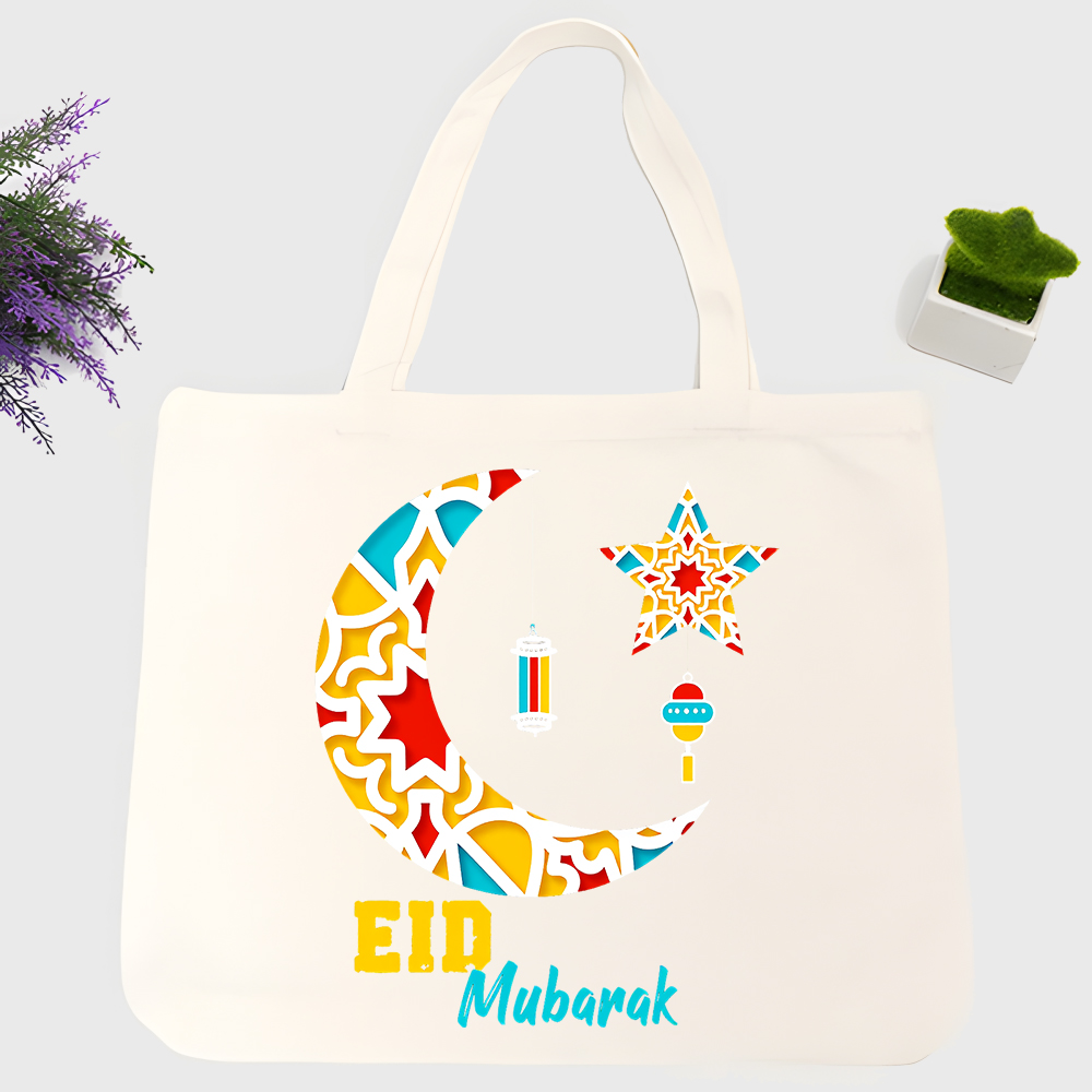 Borsa tote in tela con motivo  - Women Bags For Eid recensione e prezzo