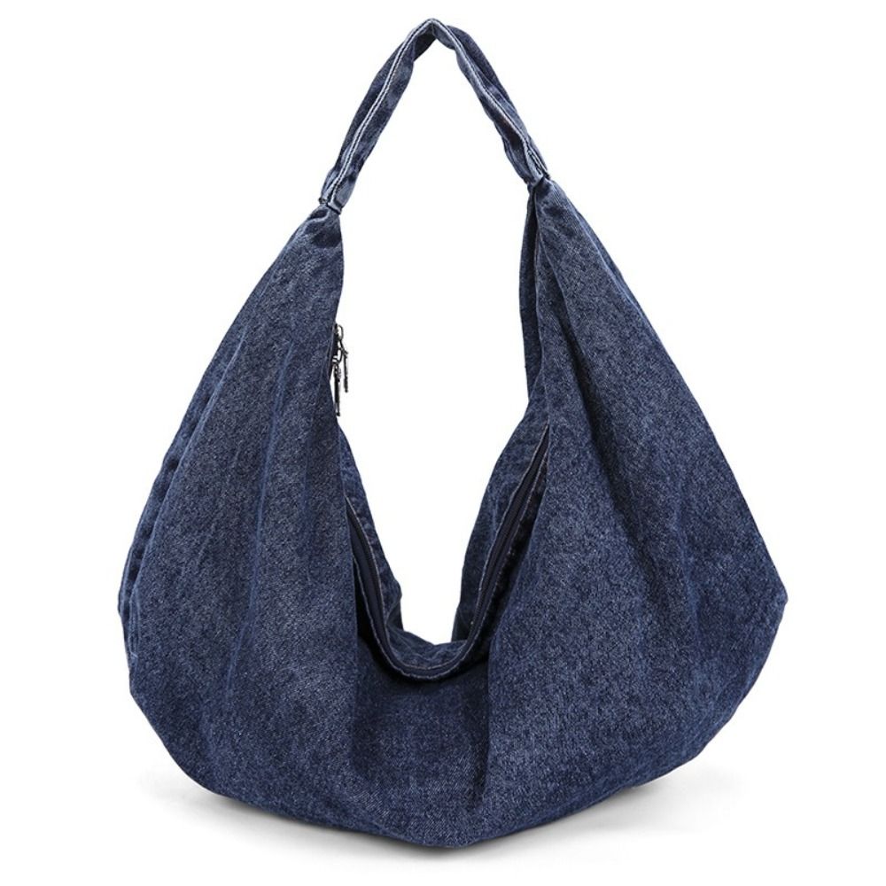 Borsa a mano in denim oversize - Half Moon Crescent recensione e prezzo