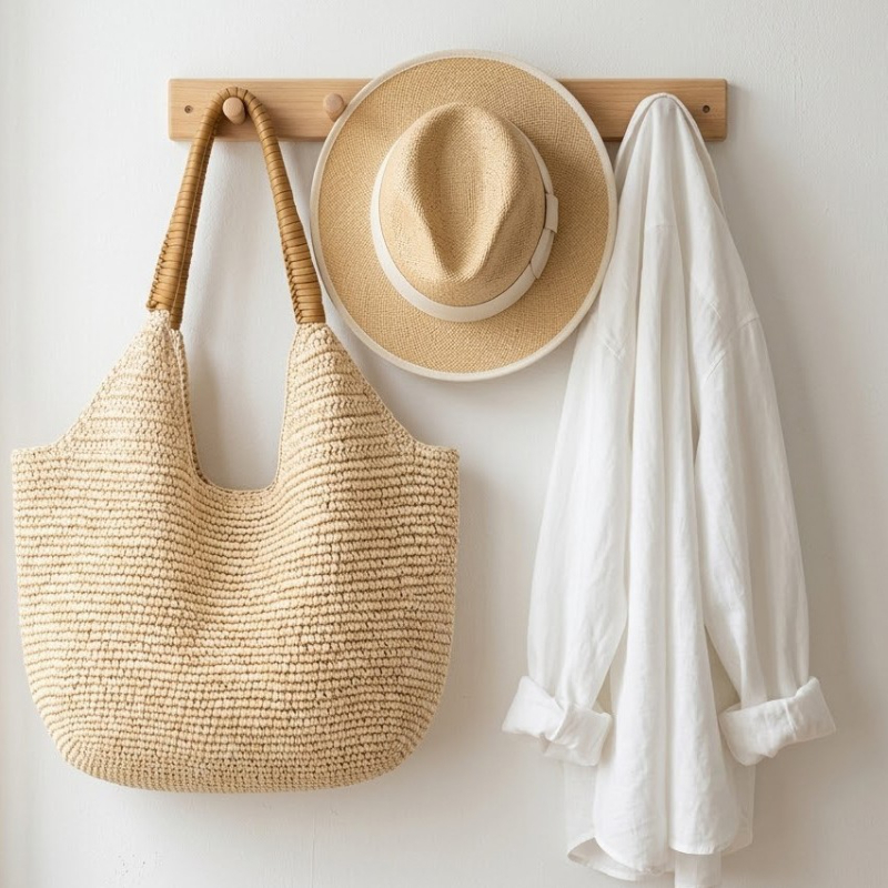 Borsa Tote Grande da Donna Fat - Women'S Raffia Bags recensione e prezzo
