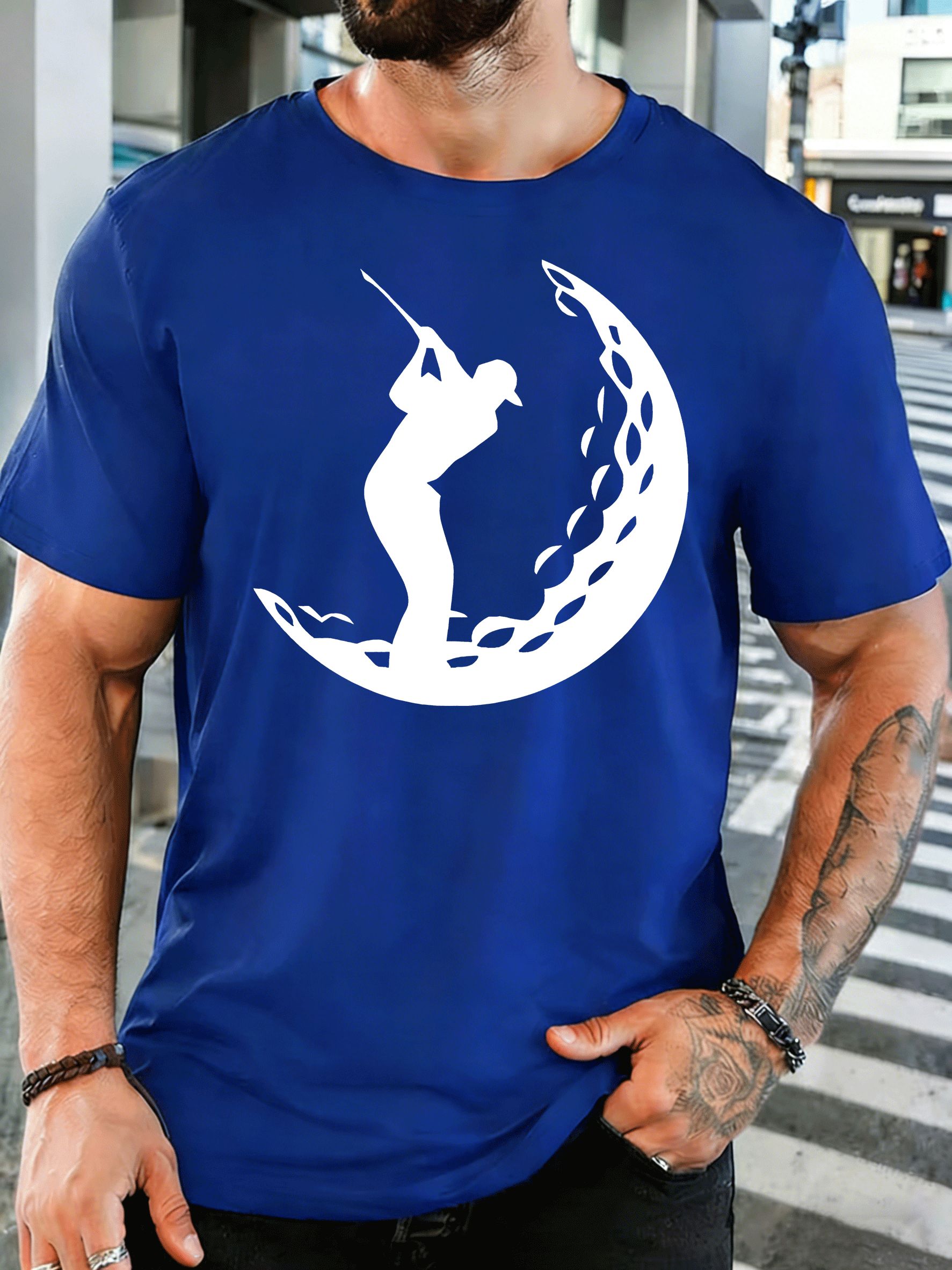 Maglietta da uomo con stampa f - Half Moon Crescent recensione e prezzo