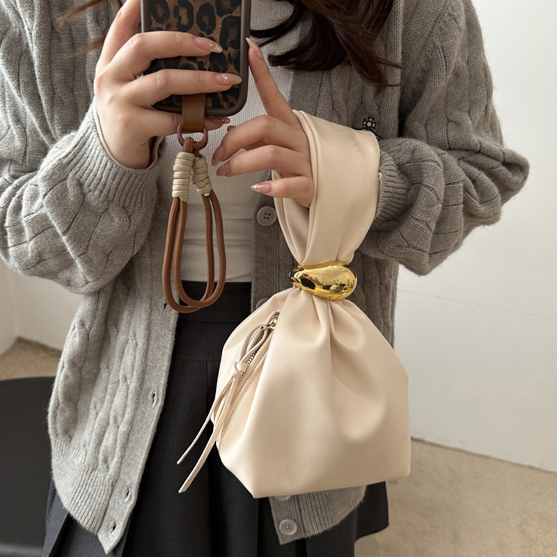 Borsa a secchiello mini plisse - Women Bags Zip recensione e prezzo