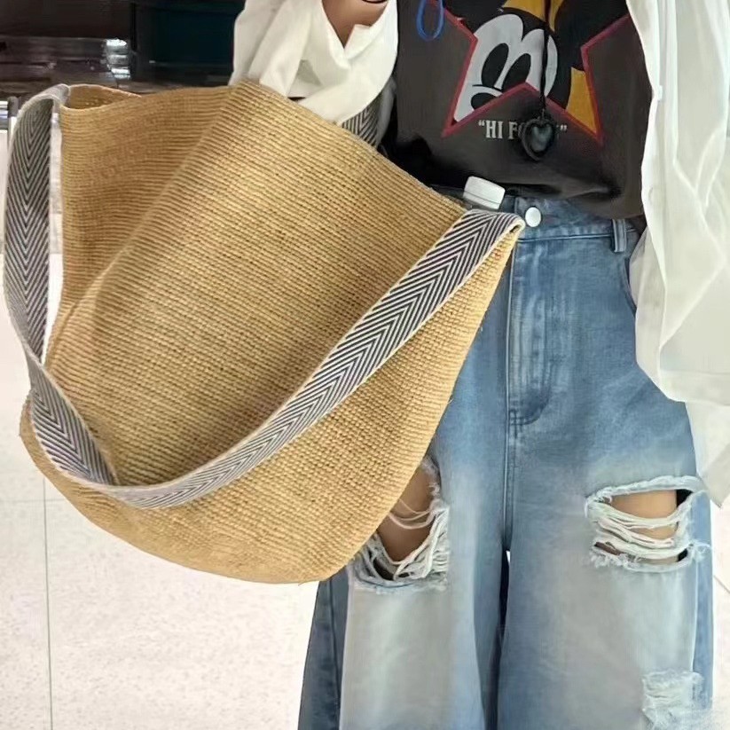 Borsa estiva in paglia di rafi - Women'S Raffia Bags recensione e prezzo