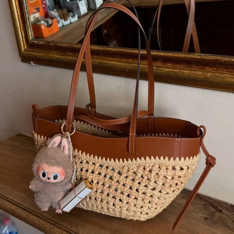 Borsa Estiva 2026 in Rafia e P - Women'S Raffia Bags recensione e prezzo